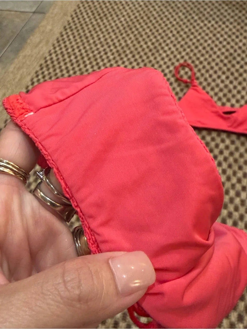 $260 REVOLVE Vix Women's Red Firenze Gwen Luli Set Swimwear S/M NWOT